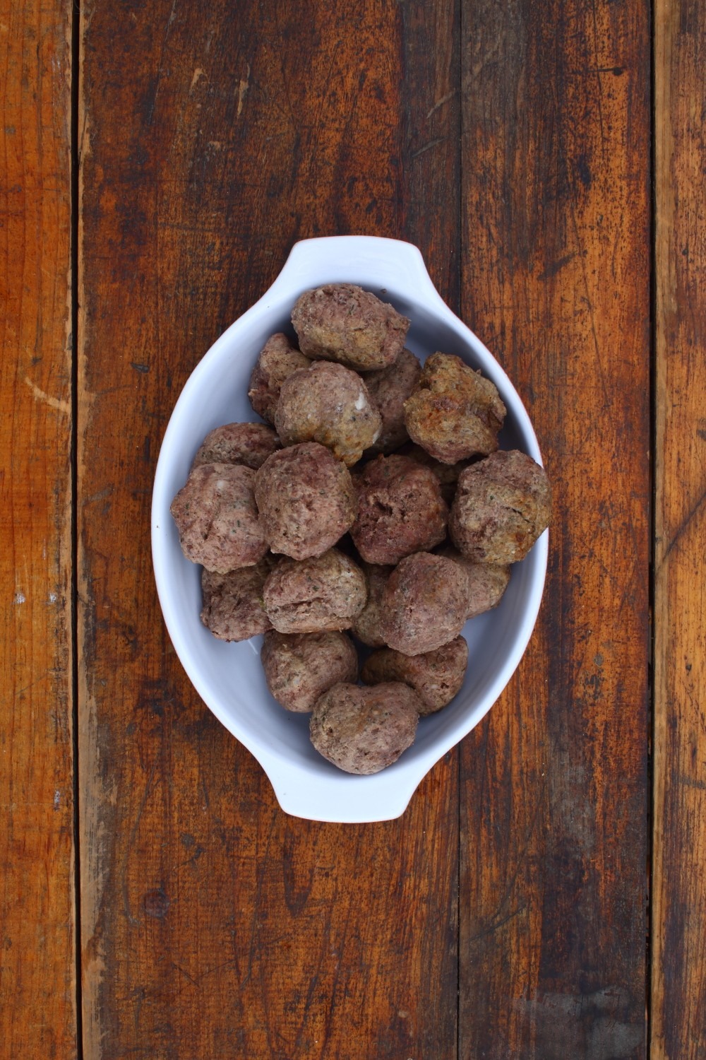 20 Cooked Meatballs (Dry)