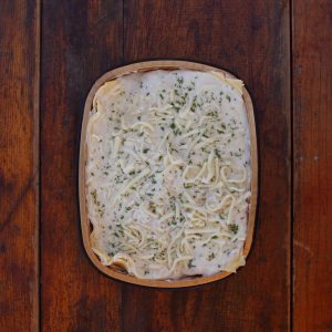 Vegetable Lasagna with Alfredo Sauce