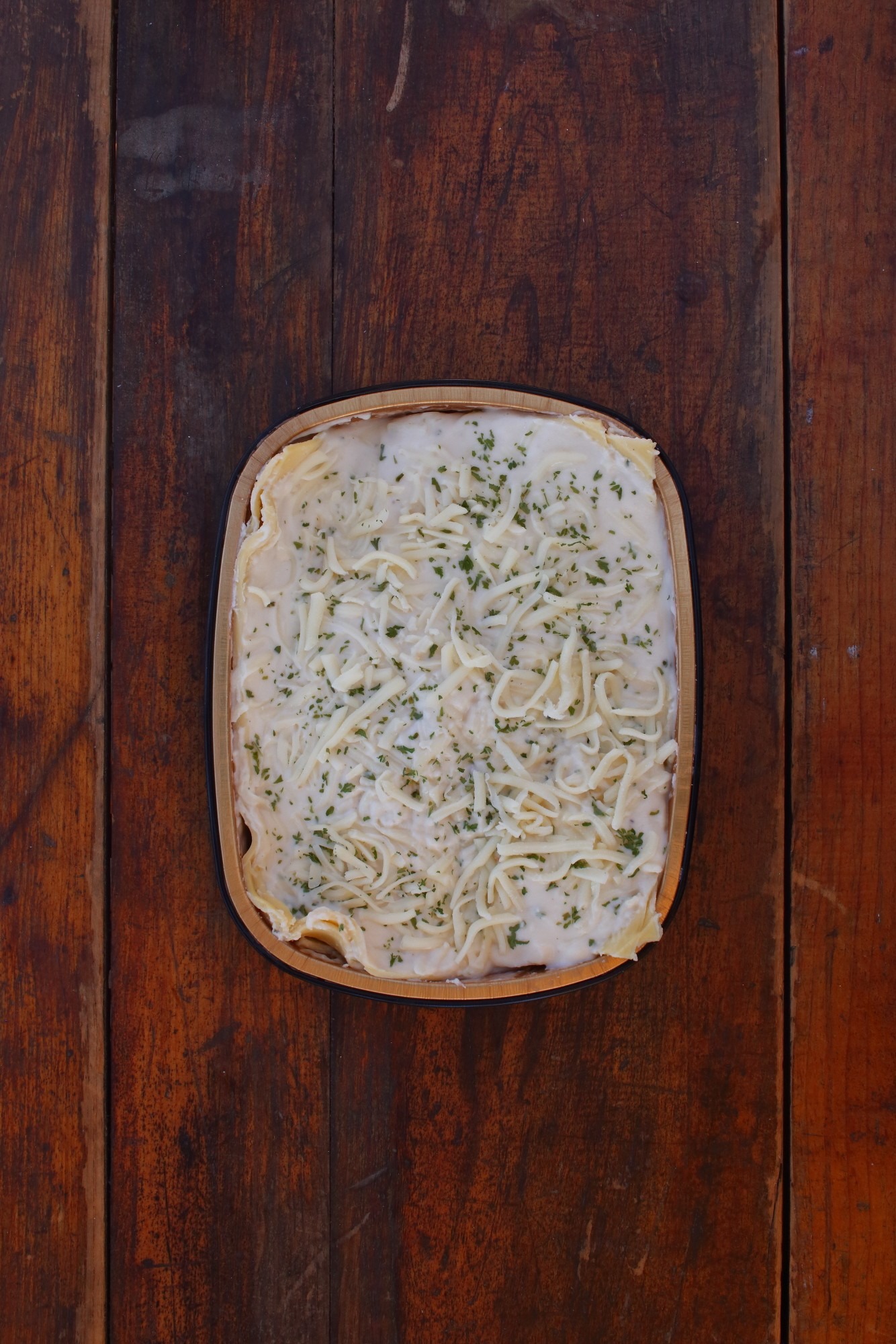 Home 24 Vegetable Lasagna with Alfredo Sauce
